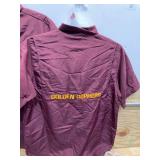 Lot of 15 - Minnesota Golden Gopher Button Ups L/M/S