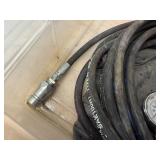 516313D1 1/4" Hydraulic Hose with pressure gauge