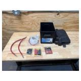 Battery Box with various related items