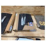 Various car mats and mud flaps