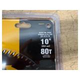 DeWALT 10" 80T Carbide Blade (0721256)