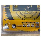 DeWALT 10" 80T Carbide Blade (0721256)