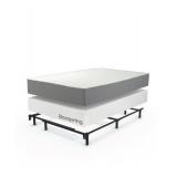 ZINUS Compack Metal Adjustable 7 Inch Support Bed Frame for Box Spring and Mattress Set, Full/Queen/King, Black