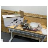 Craftmade Ceiling Fan w/44 in.Blade Span and Bowl Light Kit in Brushed Polished Nickel