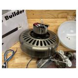 Craftmade Ceiling Fan w/44 in.Blade Span and Bowl Light Kit in Brushed Polished Nickel