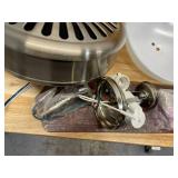 Craftmade Ceiling Fan w/44 in.Blade Span and Bowl Light Kit in Brushed Polished Nickel