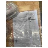 Craftmade Ceiling Fan w/44 in.Blade Span and Bowl Light Kit in Brushed Polished Nickel