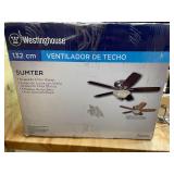 Westinghouse Sumter 52 in. Ceiling Fan in Brushed Nickel