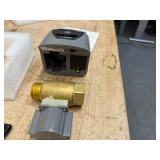 LeakSmart Brass 1-in Compression x 1-in Quarter Turn Straight Valve