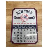 Lot of 2 - Various Metal Wall Calendars with Magnets