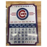 Lot of 2 - Various Metal Wall Calendars with Magnets