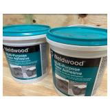 Lot of 2 - Dap 00142 Weldwood Multi-Purpose Floor Adhesive, Gallon