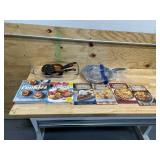 Lot of - Various Kitchen Equipment and Cook/Bake Books
