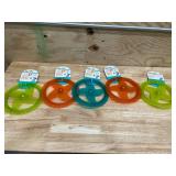 Lot of 5 - Light up Frisbee Dog Toys