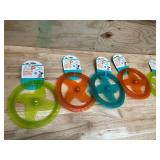 Lot of 5 - Light up Frisbee Dog Toys