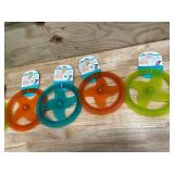 Lot of 5 - Light up Frisbee Dog Toys