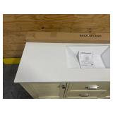 ALLEN+ROTH LEELAND 48" Vanity with Top and Backsplash