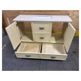 ALLEN+ROTH LEELAND 48" Vanity with Top and Backsplash