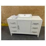 ALLEN+ROTH 48" Vanity with Top and Backsplash