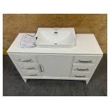 ALLEN+ROTH 48" Vanity with Top and Backsplash