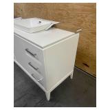 ALLEN+ROTH 48" Vanity with Top and Backsplash