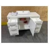 ALLEN+ROTH 48" Vanity with Top and Backsplash