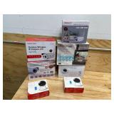 Lot of 7 - Various Electronic Security Cameras