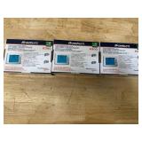 Braeburn Lot of 3 - 6300 Universal Programmable Thermostat Deluxe series