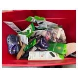 Bin of shoes