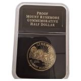 Proof Mount Rushmore 1991 South Dakota Commemorative Half Dollar -