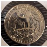 8 Quarters from Bank Boxes. Very Nice Coins from 1965-1972