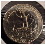 8 Quarters from Bank Boxes. Very Nice Coins from 1965-1972