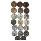 Twenty 1976 Bicentennial Quarters from different mints, and they’re all in great shape