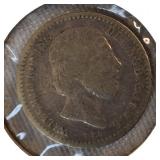 Five Silver Coins From 1800-1900