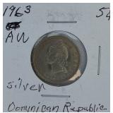 Five Silver Coins From 1800-1900