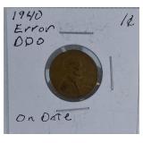 Six US Error Coins Great Collection of coins! Look at the pictures you decided
