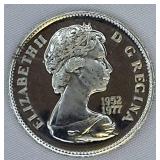 Three World Coins:  Large Commemorative Coins from Different Countries from 1953-1991 - Very Nice!