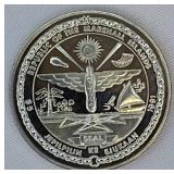 Three World Coins:  Large Commemorative Coins from Different Countries from 1953-1991 - Very Nice!