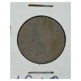 Five V Nickels dated from 1908 to 1912 - Nice old coins.