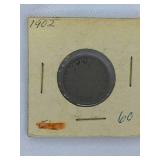 Five V Nickels from 1899 to 1902, all with readable dates. A great addition to any collection!