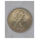 Three large commemorative world coins in nice condition, from different countries.