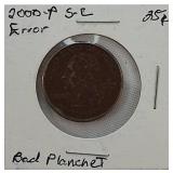 Ten Error Coins: Various Errors Across Different Denominations