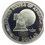 1976 Bicentennial Eisenhower Dollar (Silver) - Deep Cameo (Proof)