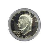 1976 Bicentennial Eisenhower Dollar (Silver) - Deep Cameo (Proof)