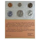 1962 Silver Proof Set 5 coins