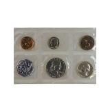 1962 Silver Proof Set 5 coins