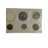 1961 90% Silver Proof Set 5 coins :Half Dollar, Quarter, Dime, Nickel, Penny uncirculated