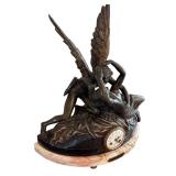 French Figural Mantle Clock Cupid