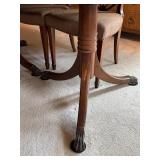 Vintage Art Deco Inspired Dining Room Table and Chairs Set