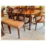 Vintage Art Deco Inspired Dining Room Table and Chairs Set